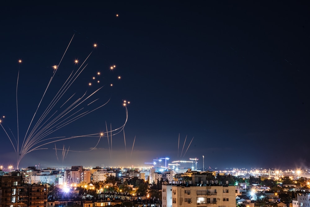 The,Iron,Dome,Repels,Attacks,By,Islamic,Terrorists.